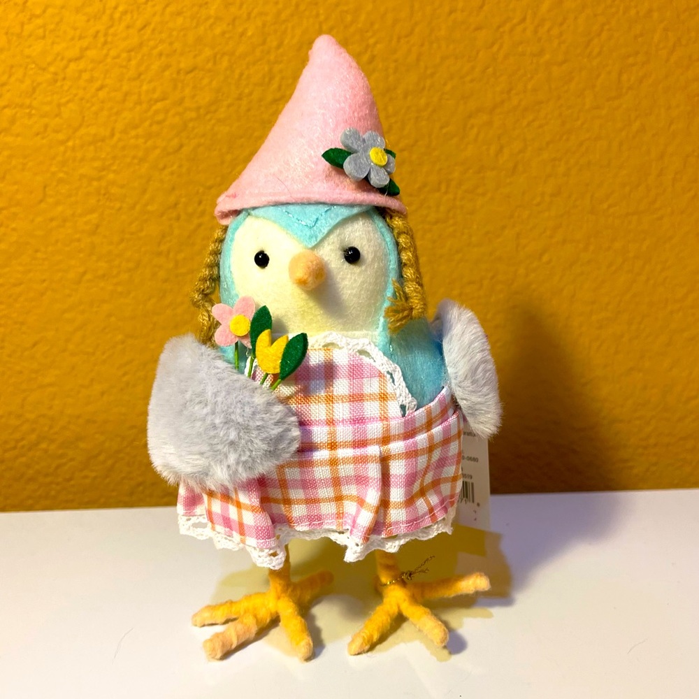 Spring 2023 Bird by Spritz™: Bloom Gnome Pink Blue Flowers Hat Target Exclusive